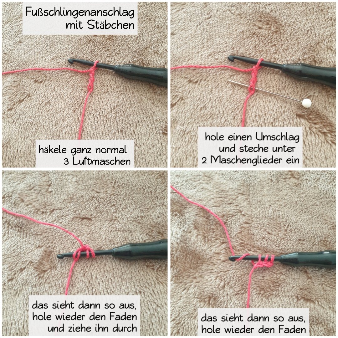 Blog-Inhaltsbild für 'kostenlose Häkelanleitung für die romantischen Pulswärmer Franzi'